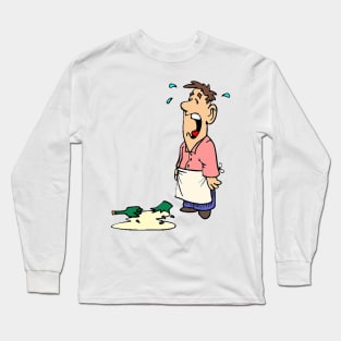 Whining Over Spilled Wine Long Sleeve T-Shirt